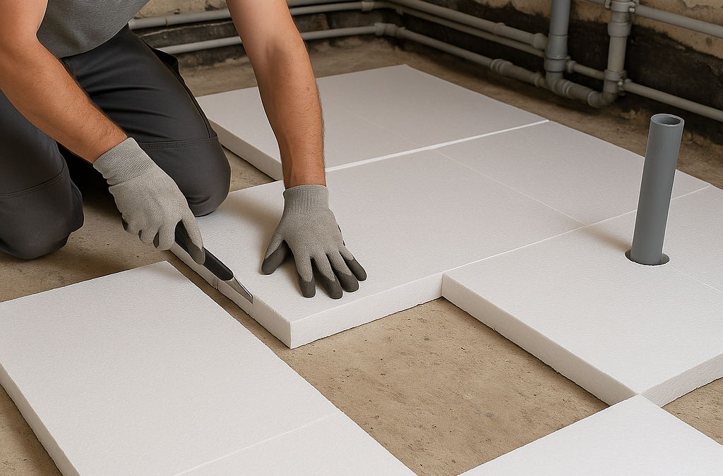 Aljzatbetonozás szigetelt aljzaton – így készül a tökéletes padlóalap